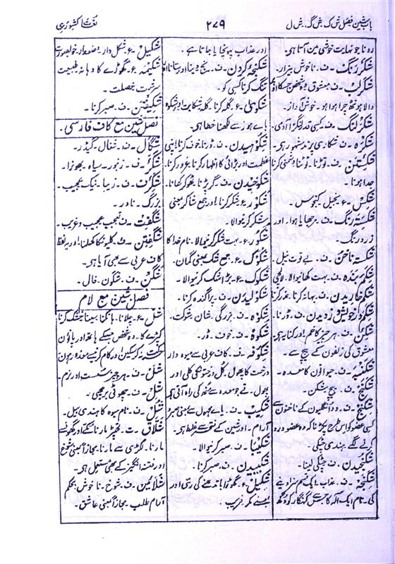 Meaning Of Shikan Rekhta